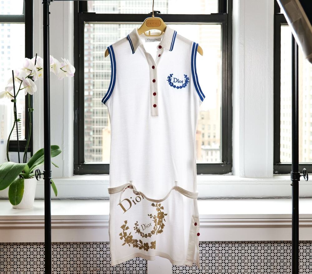 Christian Dior John Galliano 2004 White Tennis Polo Mini Dress (US 6 / FR 38)